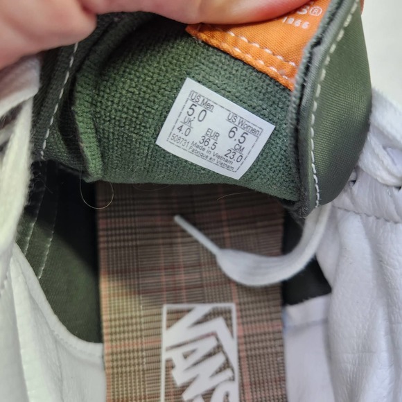 Vans Sk8-Hi Mixed Utility Skate Shoe Camo Green Size Men's 5 Women's 6.5 - Picture 7 of 8